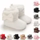 Bottes de neige thermiques en peluche pour nouveau-né chaussures de rinçage pour bébé garçons et