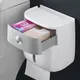 Devidoir Papier Toilette Porte-papier hygiénique étanche boîte de rangement plateau boîte à