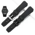 Bracelet de montre de sport en caoutchouc de silicone noir EF552 pour mod EF-552 bracelets de montre