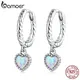 Bamoer – boucles d'oreilles en forme de U pour femmes en argent Sterling 925 Zirconium