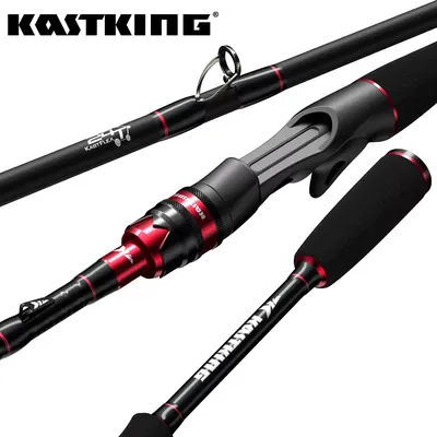 KastKing – canne à pêche en acier et Baitcasting Max accessoire en carbone de 1.80m 2.13m 2.28m