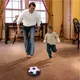 Mini ballon de football en vol stationnaire pour enfants coussin d'air suspendu clignotant sports