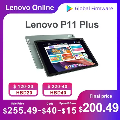 Lenovo – micrologiciel Global P11 Plus Pad Plus 2023 processeur Snapdragon 750G Helio G99 Octa