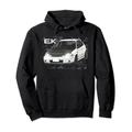 JDM Car EK SI Hatch Rot Anime-Stil Pullover Hoodie