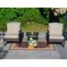 3-Piece Patio leisure Chair with Side Table