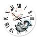 Designart 'Little Penguin With Stars and Planets I' Farmhouse wall clock