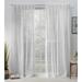 ATI Home Belgian Sheer Hidden Tab Top Curtain Panel Pair