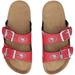 Women's FOCO San Francisco 49ers Mini Print Double-Buckle Sandals