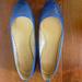 J. Crew Shoes | J. Crew Blue Leather Flats | Color: Blue | Size: 6.5