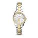 Women's Fossil Silver Tuskegee Golden Tigers Personalized Scarlette Mini Two-Tone Stainless Steel Watch