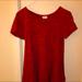 Lularoe Dresses | Lularoe Xxs Carly- Cotton Blend! | Color: Red | Size: Xxs