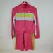 Adidas Bottoms | Adidas Toddler Girls 2pc Tricot Track Suit Jacket Pants Pink Yellow Size Large | Color: Pink | Size: Lg