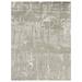 White 36 x 24 x 0.25 in Area Rug - Bokara Rug Co, Inc. Hand-Knotted Area Rug in Green/Gray Silk/Wool | 36 H x 24 W x 0.25 D in | Wayfair