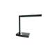 Latitude Run® Modern Comtemporary Home Office Table Lamp Base Metal in Black | 14 H x 16 W x 5 D in | Wayfair 9041882836324271A8A3AD8157EB30D8