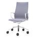 Meelano M79 High Back Office Chair Aluminum/Upholstered/Mesh in Gray | 43.9 H x 25.9 W x 24.9 D in | Wayfair 79-HB-GRY