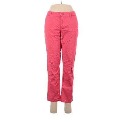 Jcpenney Casual Pants - Mid/Reg Rise: Pink Bottoms - Women's Size 8