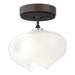 Hubbardton Forge Ume 6 Inch 1 Light Semi Flush Mount - 121372-1008