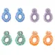 FLOLA – boucles d'oreilles perlées bleues pour femmes en corde grande goutte faites à la main