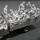 Kit de Collection de Figurines de Soldats Capturés en Résine 16 Figurines Jouets de Bricolage