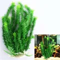 Grandes plantes d'aquarium en plastique 24-52cm ornement artificiel pour Aquarium fausse plante