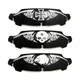 Autocollants de Pare-Brise en Vinyle avec Motif de Tête de Mort Aigle Croix pour Harley Touring