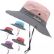Chapeau de pêche Protection solaire UV UPF 50 + chapeau de soleil seau d'été hommes femmes à Large
