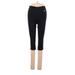 Nike Active Pants - Mid/Reg Rise Skinny Leg Cropped: Black Activewear - Women's Size X-Small