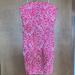 Lilly Pulitzer Dresses | Euc - Vintage Lilly Pulitzer - Franco Dress - Punch Pink Floral Pattern - Sz 6 | Color: Pink/White | Size: 6