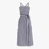 J. Crew Dresses | J. Crew Thomas Mason Stripe Apron Dress | Color: Blue/White | Size: 00