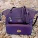 Coach Bags | Euc Authentic 2 Piece Coach Handbag And Wallet | Color: Purple | Size: Approximate 101/2” L X 51/2”W X 9”H