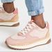 Madewell Shoes | Madewell Kickoff Trainer Sneakers | Color: Cream/Pink | Size: 7.5