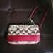 Coach Bags | Coach Small Wristlet | Color: Brown/Red | Size: Small