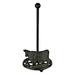 Rosalind Wheeler Cast Iron Farm Animal - Cow Freestanding Paper Towel Holder Iron in Black/Gray | 13 H x 6.5 W x 6.5 D in | Wayfair