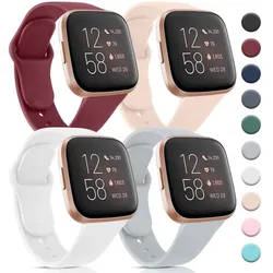 Bracelet en Silicone pour Fitbit Versa 2 1 Lite Bracelet de rechange Sport Bracelet de montre pour