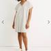 Madewell Dresses | Madewell Button Back Easy Dress In Stripe, Xs | Color: Green/White | Size: Xs