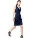 J. Crew Dresses | J. Crew Scallop Crepe Sleeveless Dress | Color: Blue | Size: 4