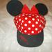 Disney Accessories | Disney World Youth Minnie Mouse Hat Red/White/Black | Color: Black/Red | Size: Osg