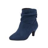 Extra Wide Width Women's The Kourt Bootie by Comfortview in Blue (Size 9 1/2 WW)