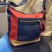 Coach Bags | Coach Leather Color Block Shoulder Bag | Color: Orange | Size: 11 X 12 X 4