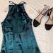 Free People Dresses | Green Free People Satin Dress | Color: Green | Size: Xs