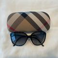 Burberry Accessories | Burberry Sunglasses Polarized B 4114-Q Black Cateye Gradient Lens | Color: Black | Size: Os