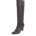 Kate Spade Shoes | Kate Spade Tall Black Leather Heeled Boot, Size 7.5 | Color: Black | Size: 7.5