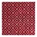 Red 94 x 94 x 1.5 in Area Rug - Foundry Select kids Ruth Trellis Shag Rug Burgundy | 94 H x 94 W x 1.5 D in | Wayfair