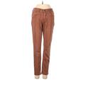 Joe's Jeans Jeans - Low Rise Skinny Leg Denim: Brown Bottoms - Women's Size 24 - Dark Wash