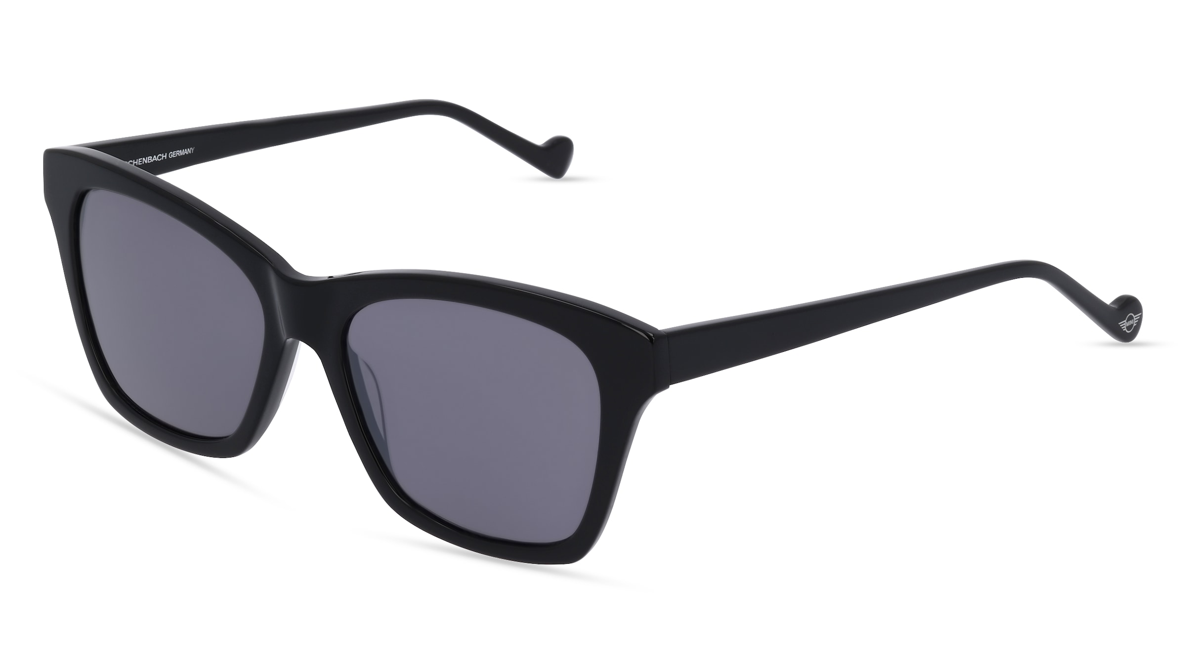 MINI EYEWEAR 746003 Damen-Sonnenbrille Vollrand Butterfly Kunststoff-Gestell, schwarz