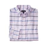 Men's Big & Tall KS Signature Wrinkle-Free Oxford Dress Shirt by KS Signature in Soft Purple Windowpane (Size 17 1/2 39/0)