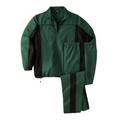 Men's Big & Tall Long Sleeve Colorblock Tracksuit by KingSize in Hunter Colorblock (Size 4XL)