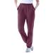 Plus Size Women's Better Fleece Jogger Sweatpant by Woman Within in Deep Claret (Size 2X)