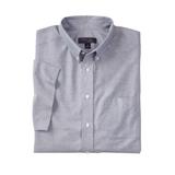 Men's Big & Tall KS Signature Wrinkle Free Short-Sleeve Oxford Dress Shirt by KS Signature in Classic Blue Pindot (Size 22)