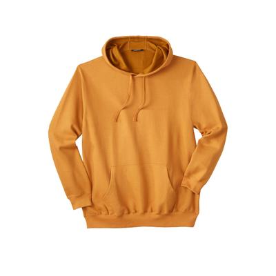 Men's Big & Tall Fleece Pullover Hoodie by KingSize in Wood (Size 2XL)